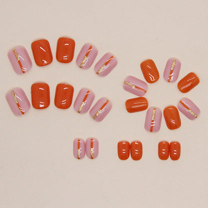 24-pieces-divers-ongle-en-gel-orange-faux-ongles-clair-orange-rose-faux-ongles-de-qualite-meilleur-manucure