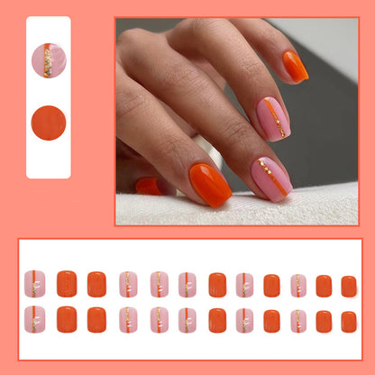 24-pieces-divers-ongle-en-gel-orange-faux-ongles-clair-orange-rose-faux-ongles-de-qualite-meilleur-manucure_5