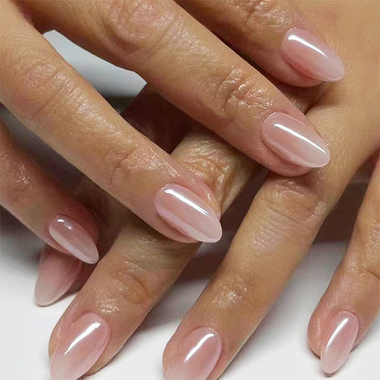 Nudeo™ 30 faux ongles transparents de couleur unie