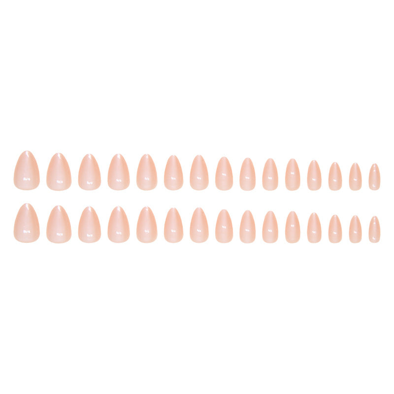 Nudeo™ 30 faux ongles transparents de couleur unie