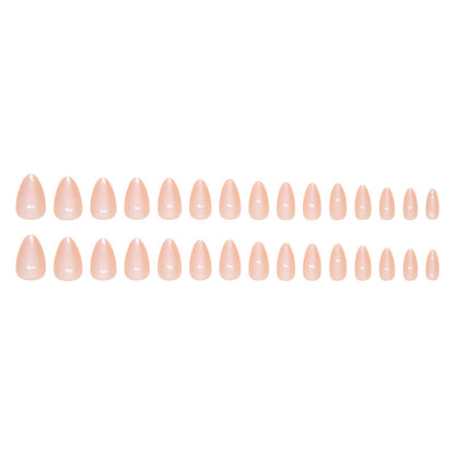 Nudeo™ 30 faux ongles transparents de couleur unie