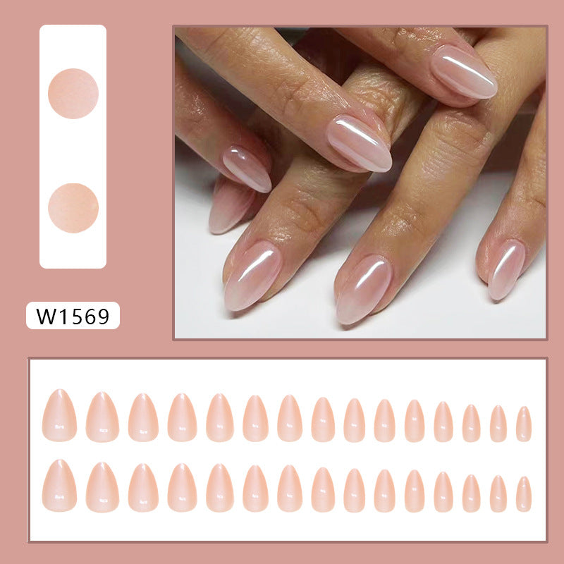 Nudeo™ 30 faux ongles transparents de couleur unie