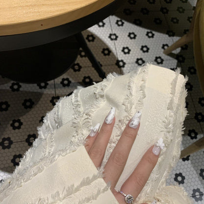 carla coucoufauxongles faux ongle en gel blanc couleur magnifique