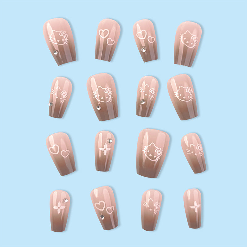 ongles en gel faux ongles baby boomer