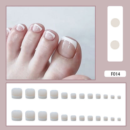 Ongles pieds french design