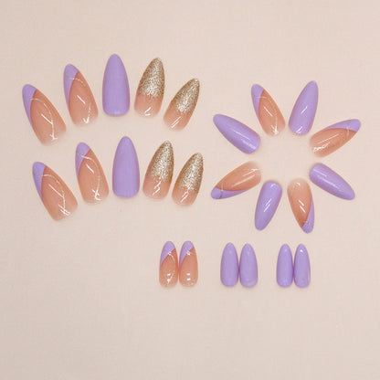des-faux-ongles-paillettes-violet-transparent-french-style-ongles-gel-fond-24kit-faut-ongles-ete-tendance