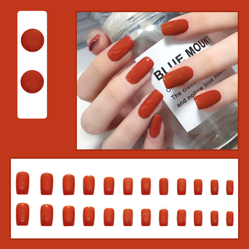 faux-ongle-rouge-orange-ongle-ete-belle-manucure-idee-meilleur-couleur-ongle-a-coller