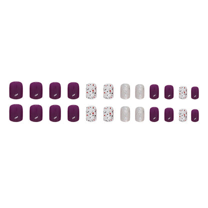faux-ongles-blanc-violet-brillant-paillettes-ongle-gel-24-kit-manucure_3