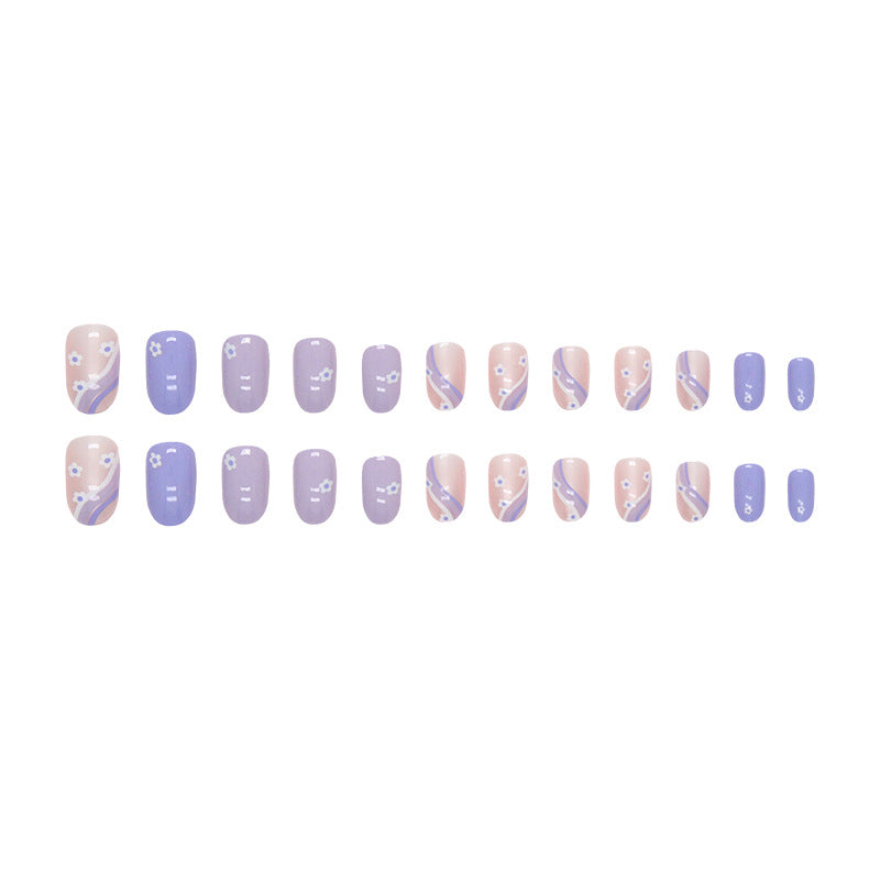 fleurs-fraiches-idee-ongles-en-gelete-2024-mignon-naturel-violet-blanc-vague-petit-fleur-decor-manucure-nail-art-qualite-faux-ongles
