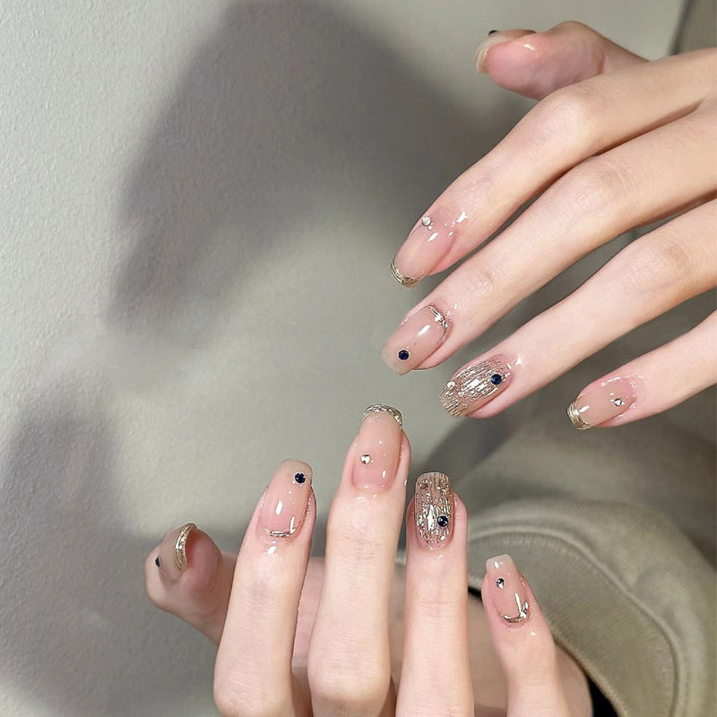 Nude french press on nails